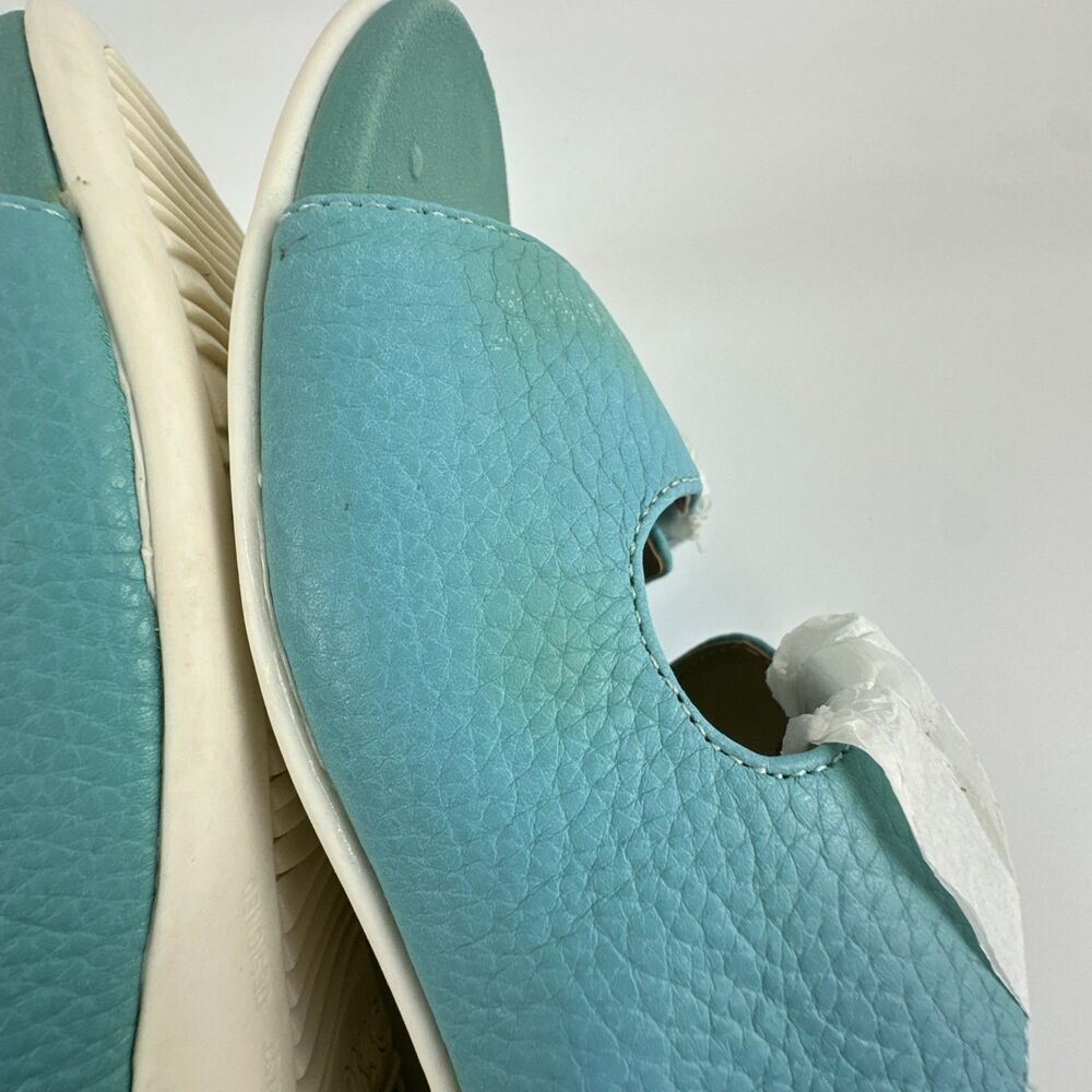 Vionic Albie Sandal Slingback Buckles Teal Blue Leather Comfort Womens 8.5 Wide - Picture 12 of 16